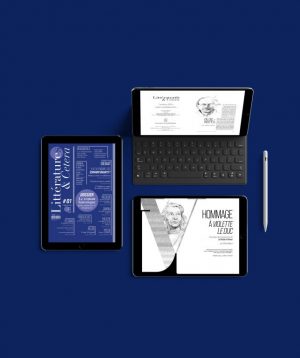 Vous préférez parcourir la revue sur votre tablette ou votre ordinateur, le format numérique pdf est idéal pour vous garantir un confort de lecture optimal, tout en respectant la mise en page de la revue papier. 35€ /an /5 numéros.